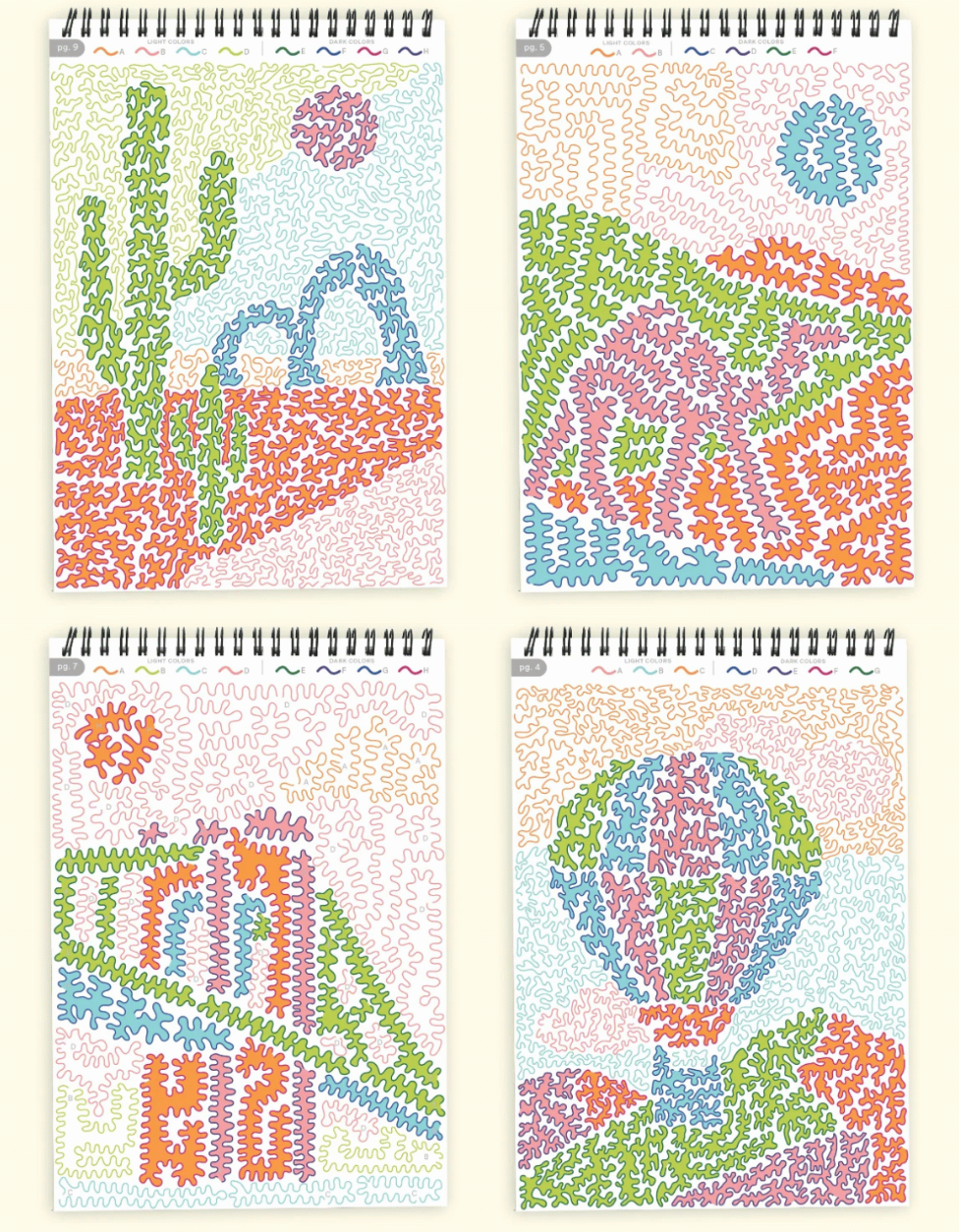 FlowArt Trace-by-Letter - Pack Your Bags