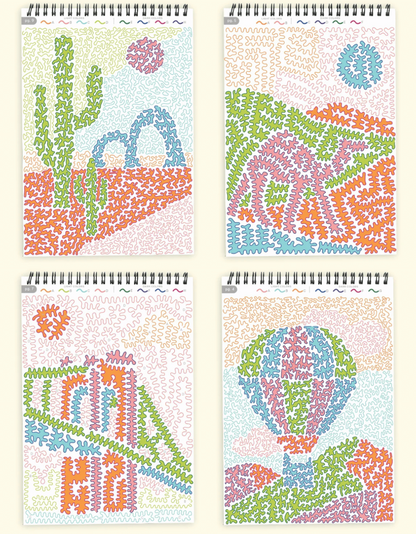 FlowArt Trace-by-Letter - Pack Your Bags