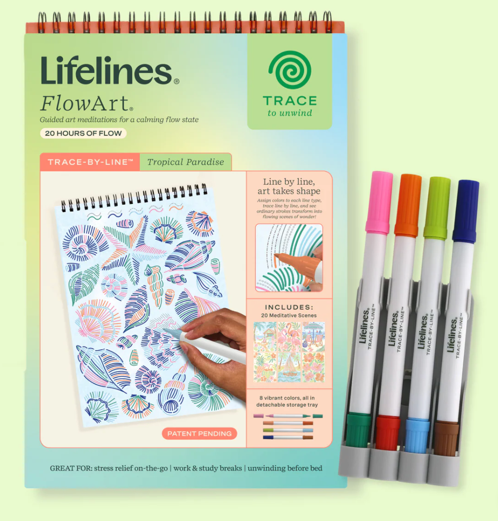 FlowArt Trace-by-Line - Tropical Paradise