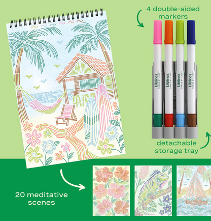 FlowArt Trace-by-Line - Tropical Paradise