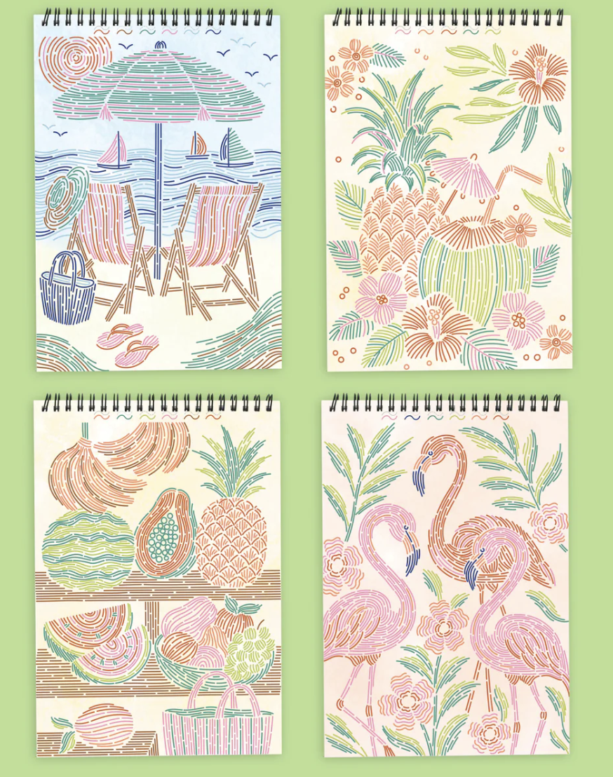 FlowArt Trace-by-Line - Tropical Paradise