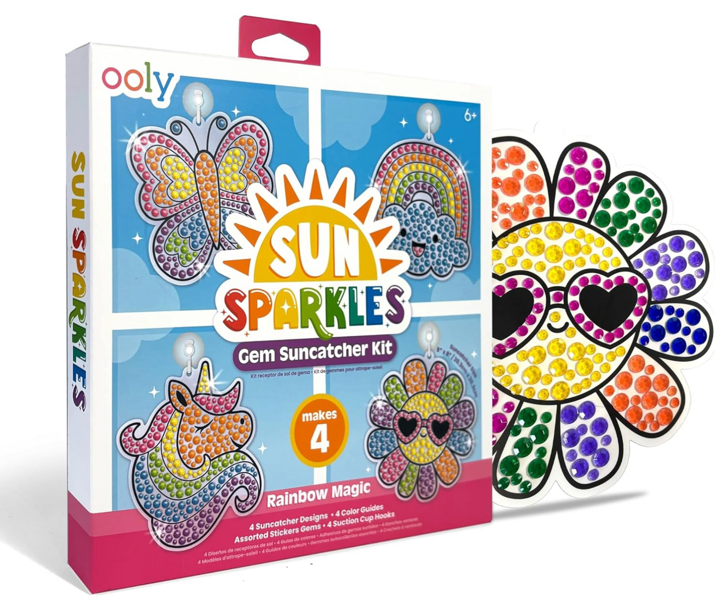 Sun Sparkles Gem Suncatcher Kit - Rainbow Magic