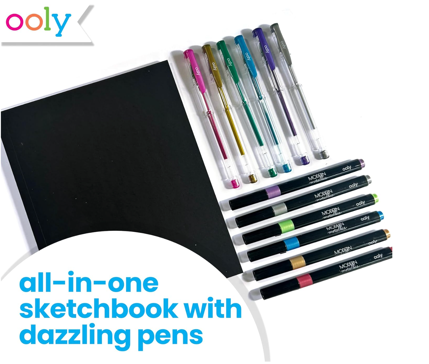 Modern Metallics DIY Sketchbook Kit