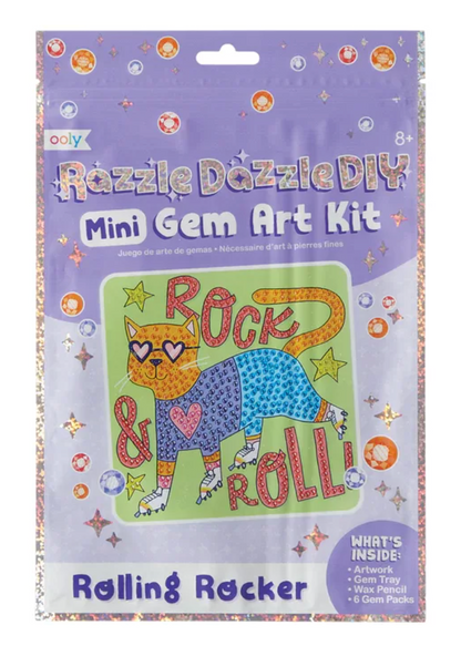 Razzle Dazzle DIY Mini Gem Art Kit - Rolling Rocker