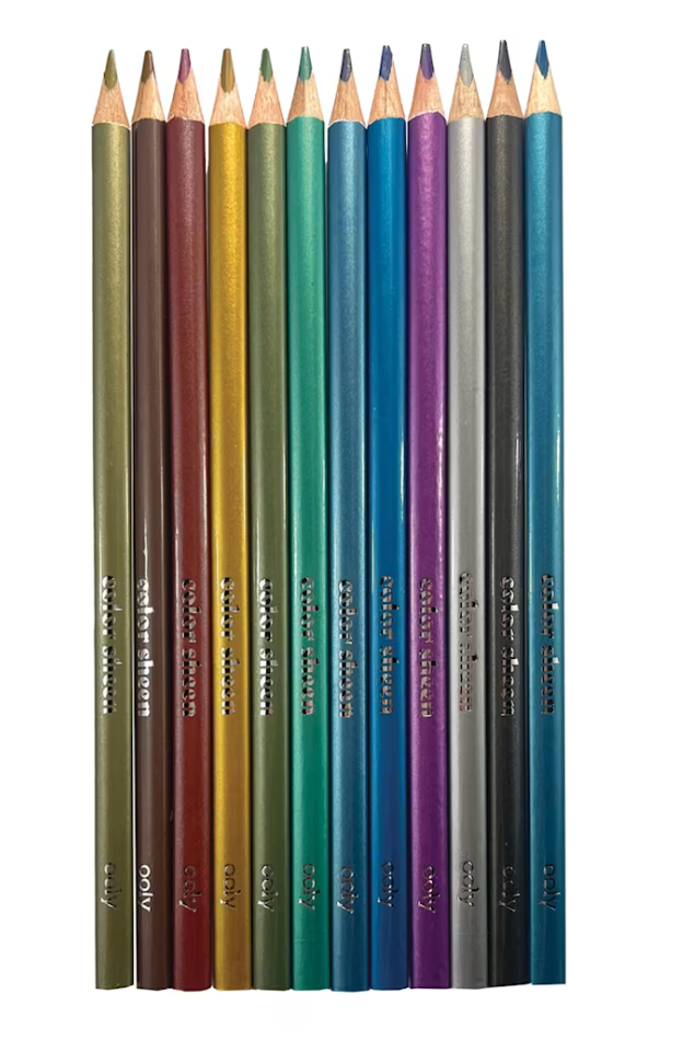 Color Sheen Metallic Colored Pencils