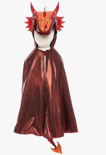 Ruby the Metallic Dragon Cape, Size 3-4