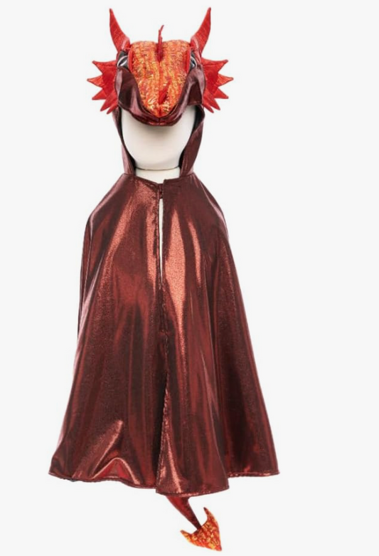 Ruby the Metallic Dragon Cape, Size 3-4