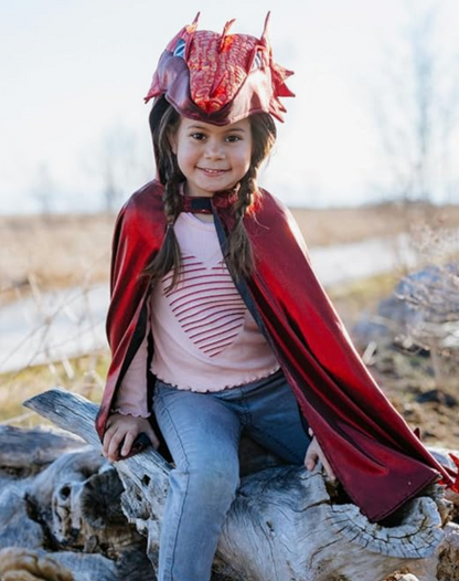 Ruby the Metallic Dragon Cape, Size 3-4