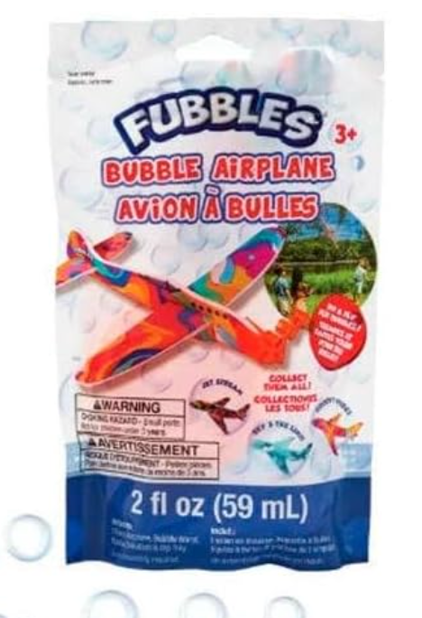 Fubbles Bubble Airplane