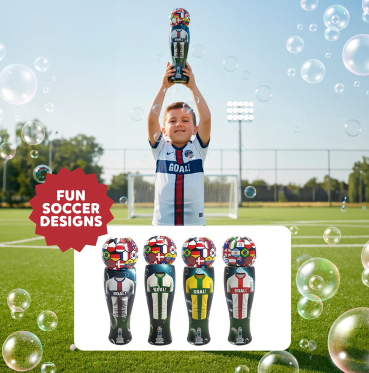 The Unspillables Soccer Bubbles
