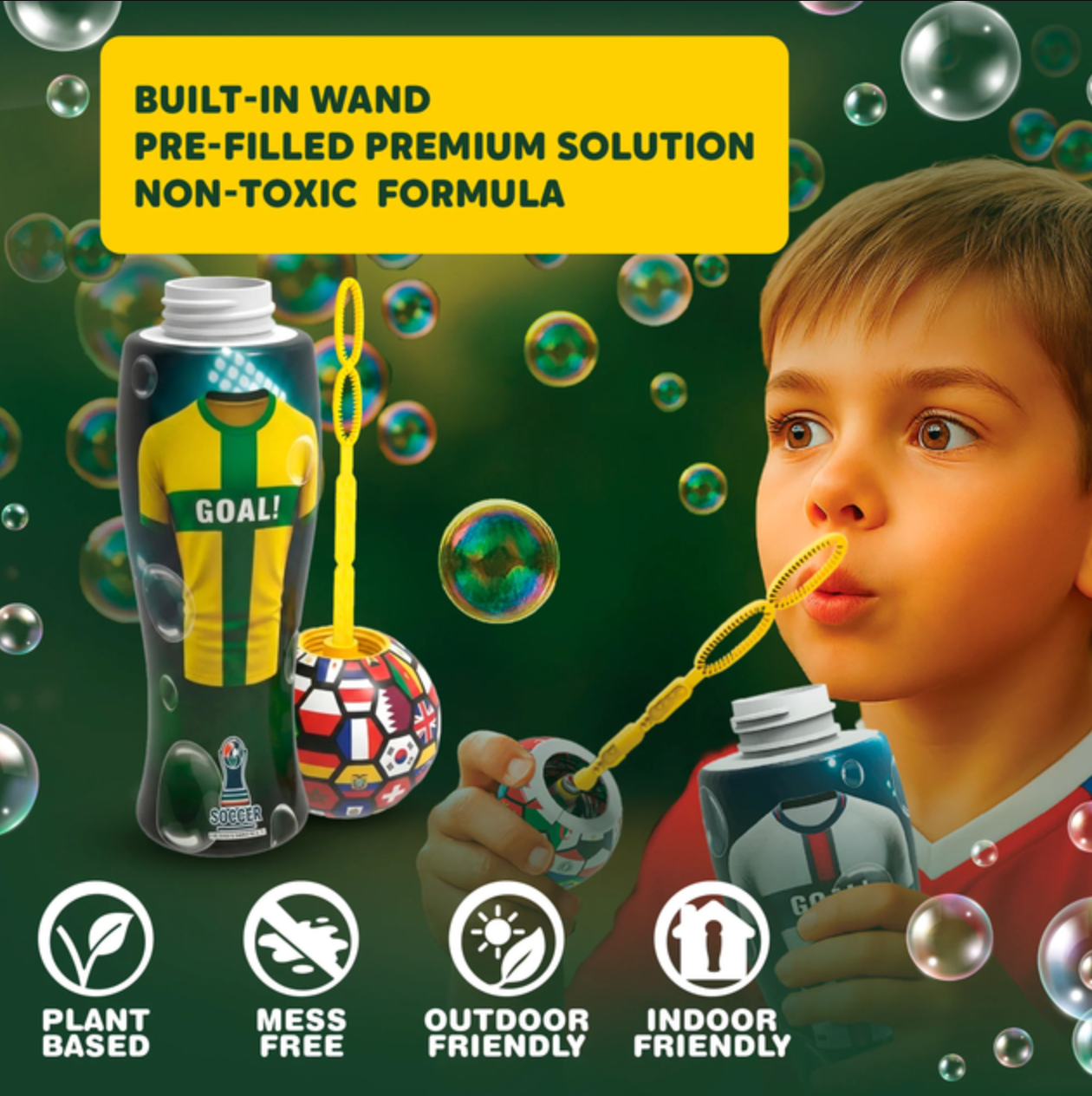 The Unspillables Soccer Bubbles