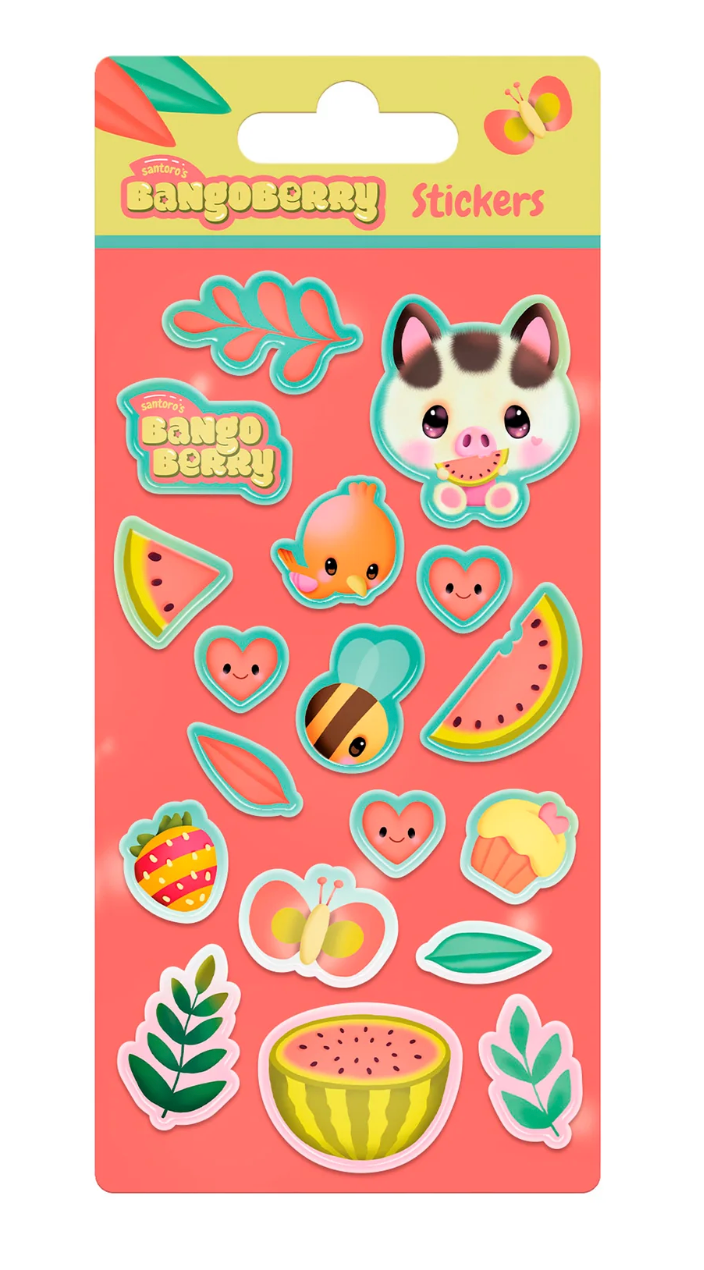 Bangoberry Puffy Sticker Pack Assortment