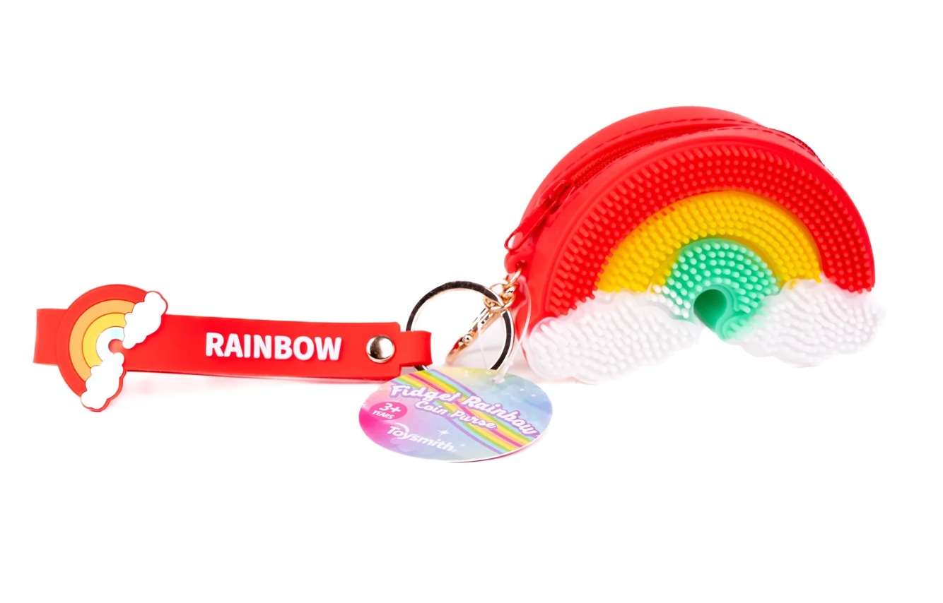 Fidget Rainbow Coin Purse & Keychain