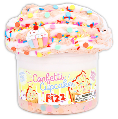 Confetti Cupcake Fizz Slime