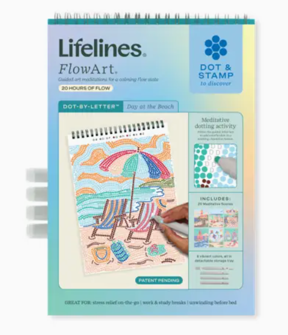 FlowArt Dot-by-Letter - Day at the Beach