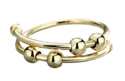 Fidget Gold Ring
