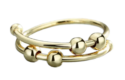 Fidget Gold Ring