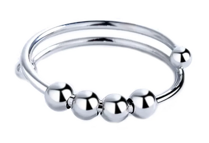 Fidget Silver Ring