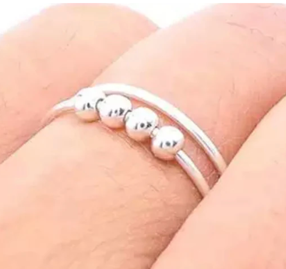 Fidget Silver Ring