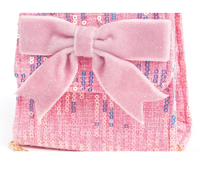 The Mademoiselle Mini Purse with Headband - Pink