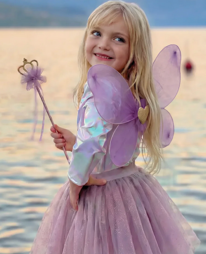 Royal Fairy Princess Skirt Set, Size 4-6 - Pink