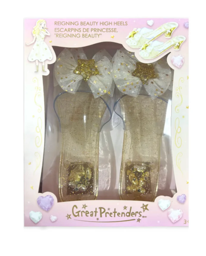 Reigning Beauty High Heels - Gold