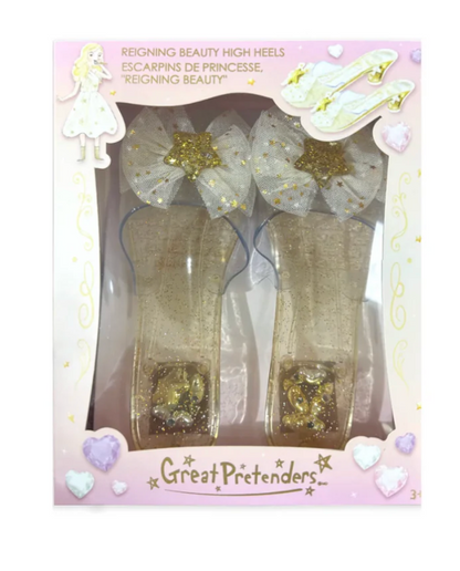 Reigning Beauty High Heels - Gold