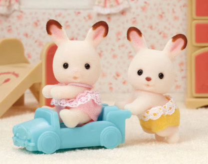 Calico Critters Chocolate Rabbit Twins