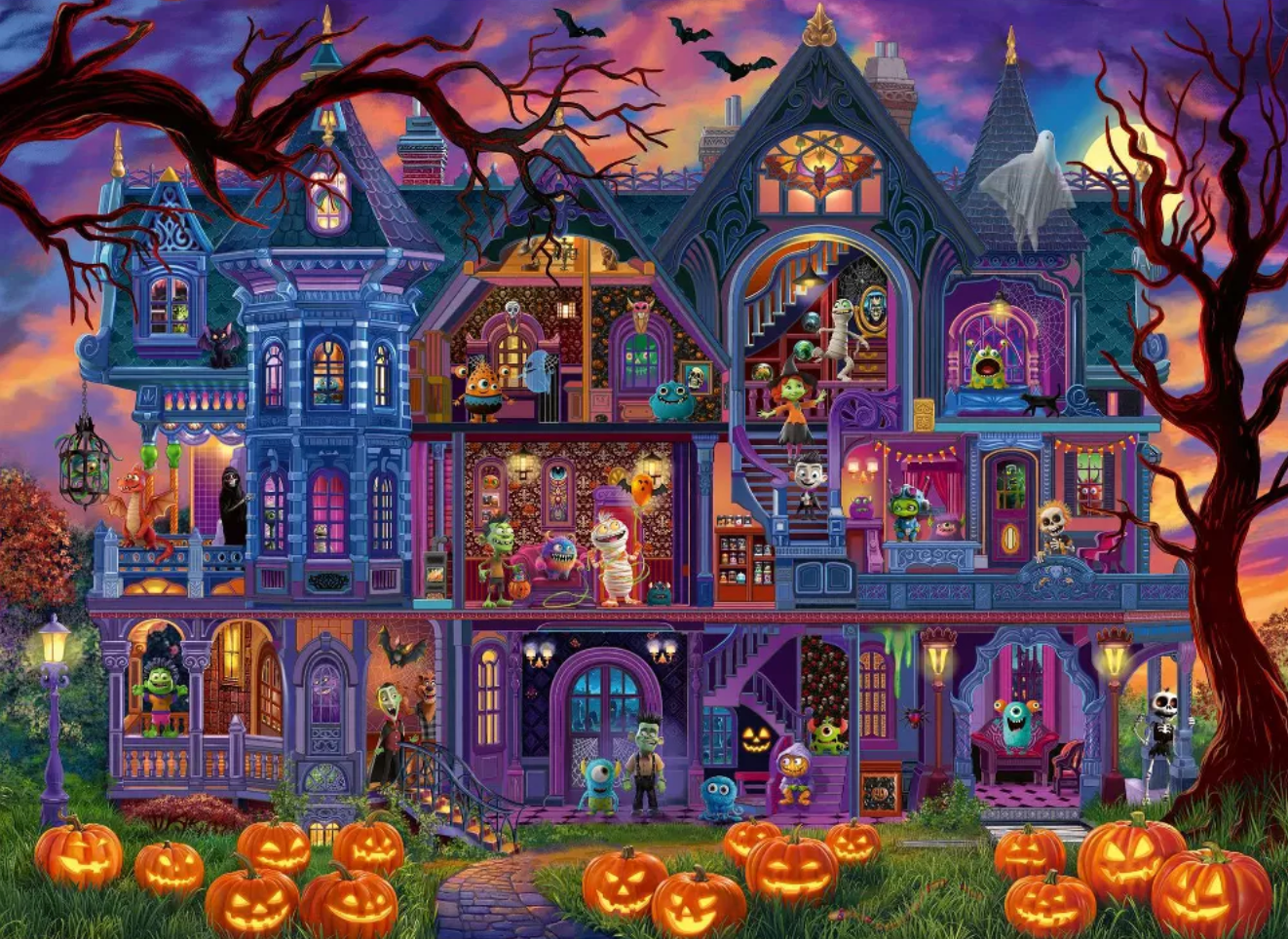 Monster House Party 100 pc. XXL Puzzle
