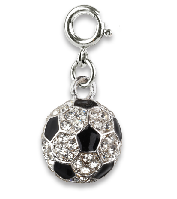 Sparkle Soccer Ball Charm
