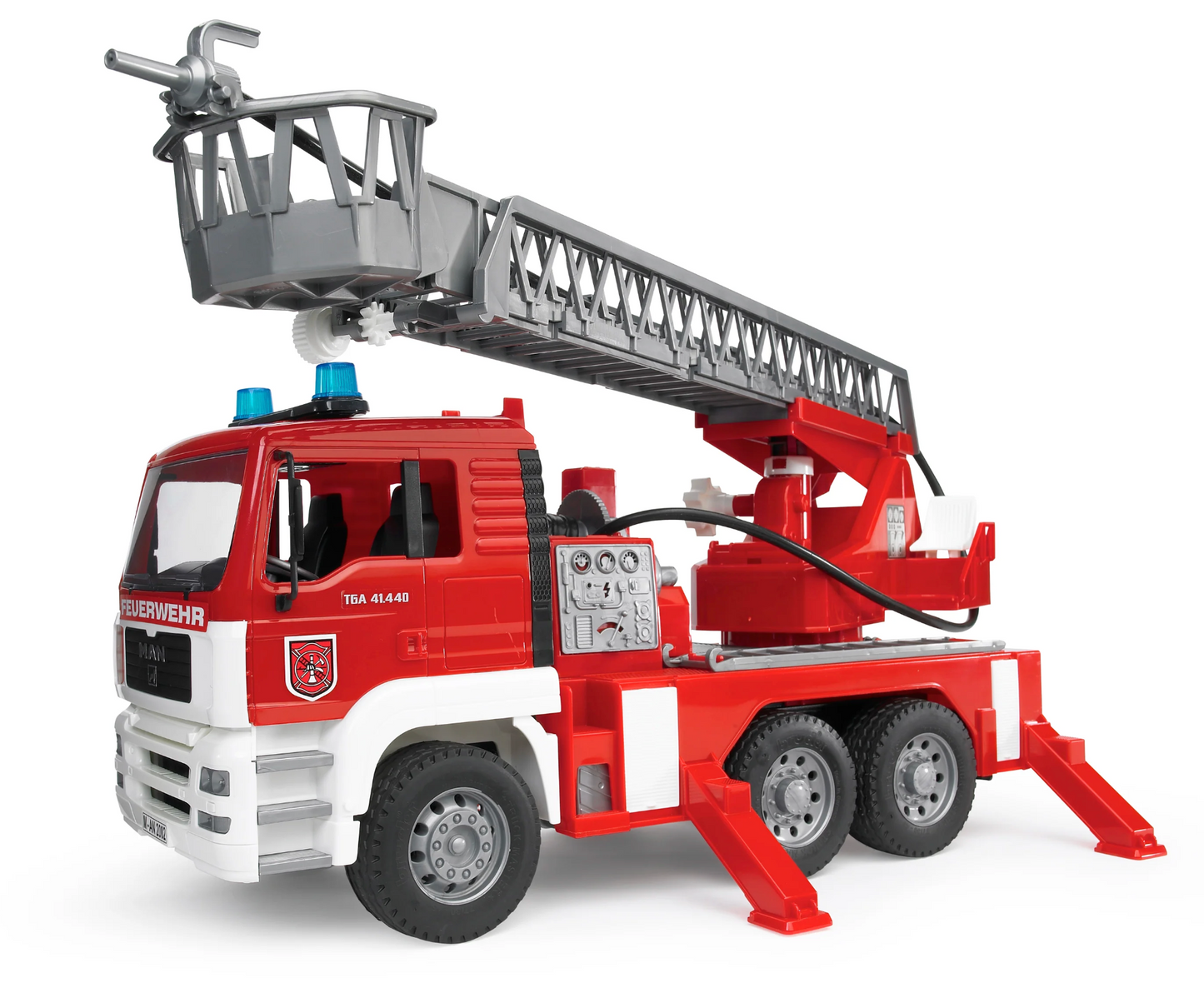 Man Light & Sound Fire Engine with Water Pump