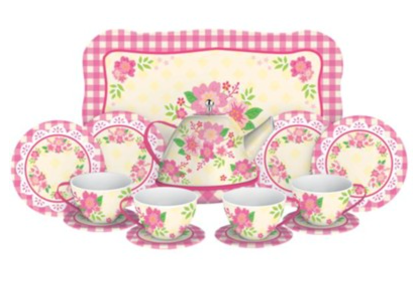 Fancy Tin Tea Set