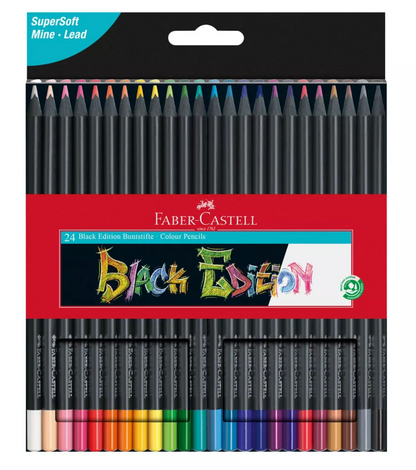 Black Edition Color Pencils - 24 ct.