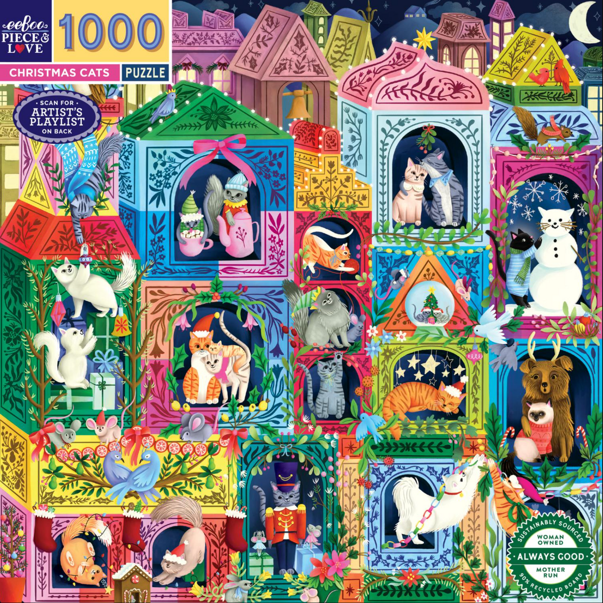 Christmas Cats 1000 pc. Puzzle