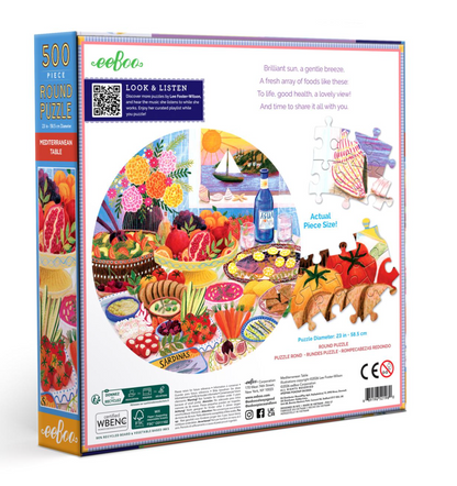 Mediterranean Table 500 pc. Round Puzzle