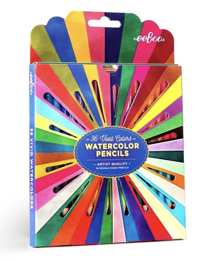 Double-Sided Rainbow Watercolor Pencils 18 ct.