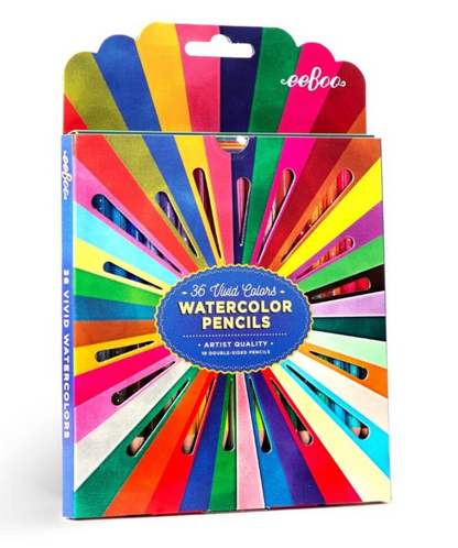 Double-Sided Rainbow Watercolor Pencils 18 ct.