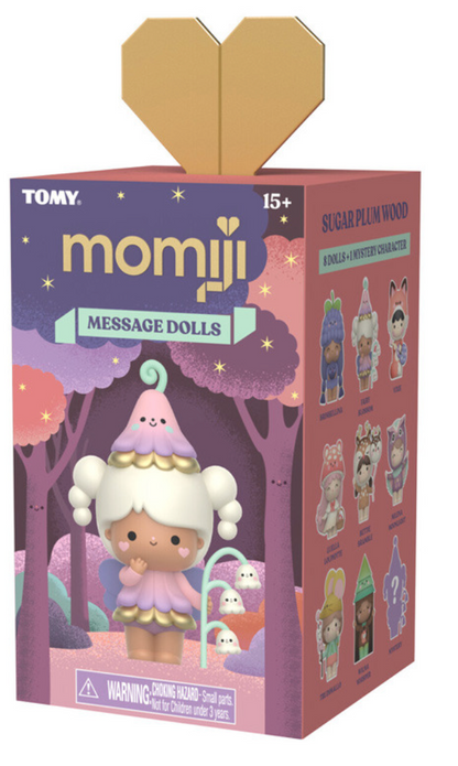 Momiji Sugar Plum Wood Message Doll