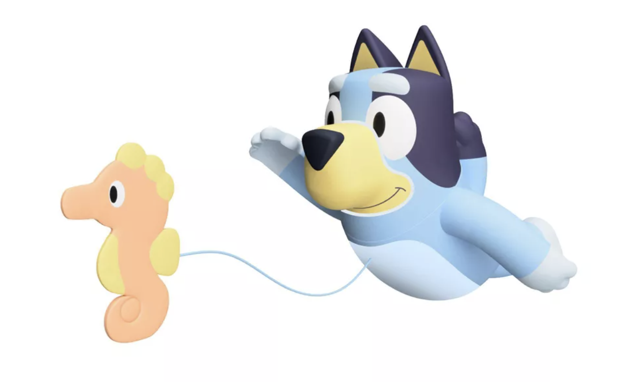 Swimming Bluey