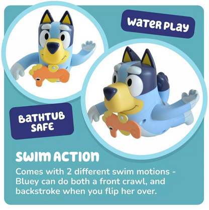Swimming Bluey