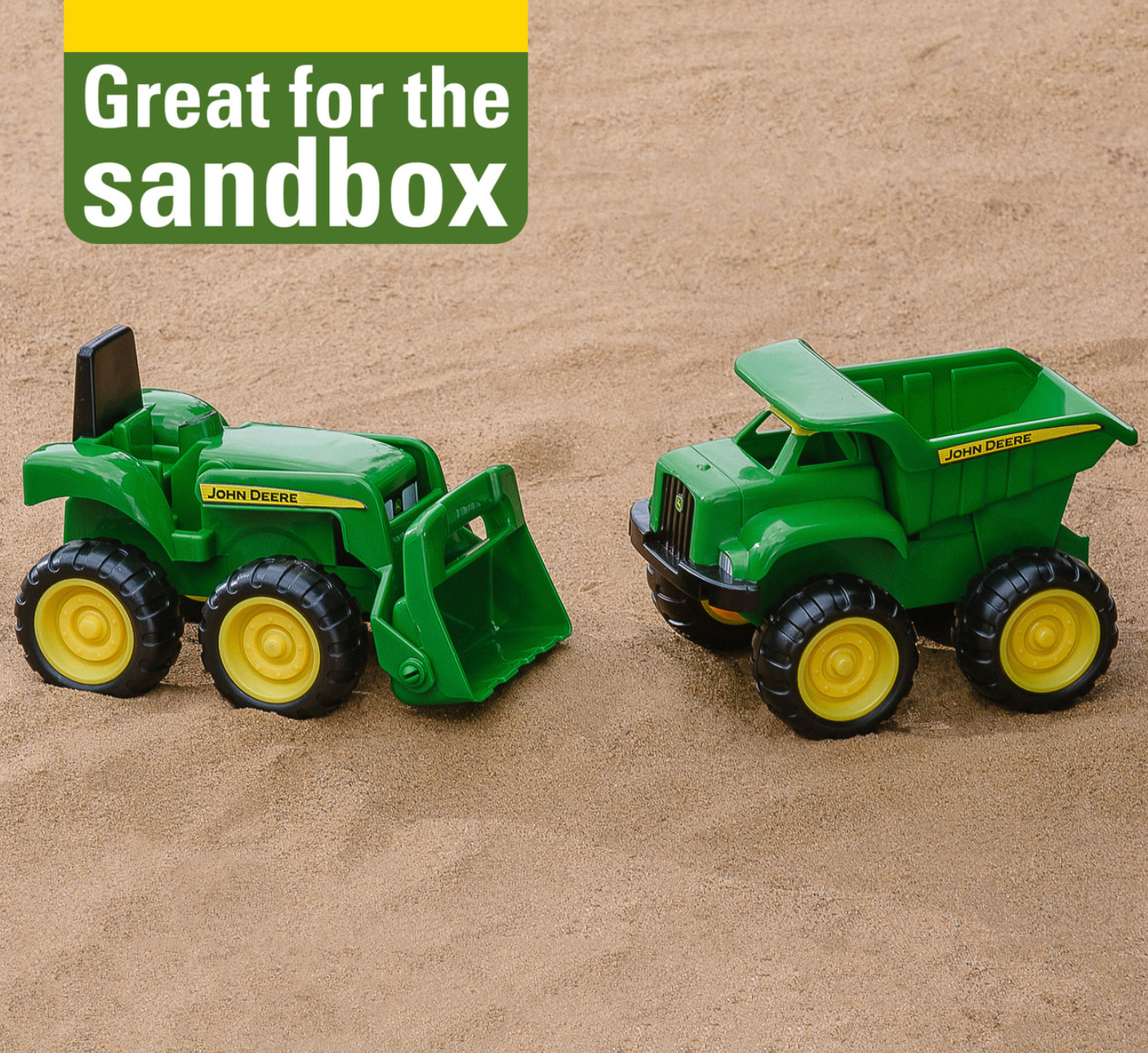 John Deere 6 in. Sandbox Vehicle 2 pk