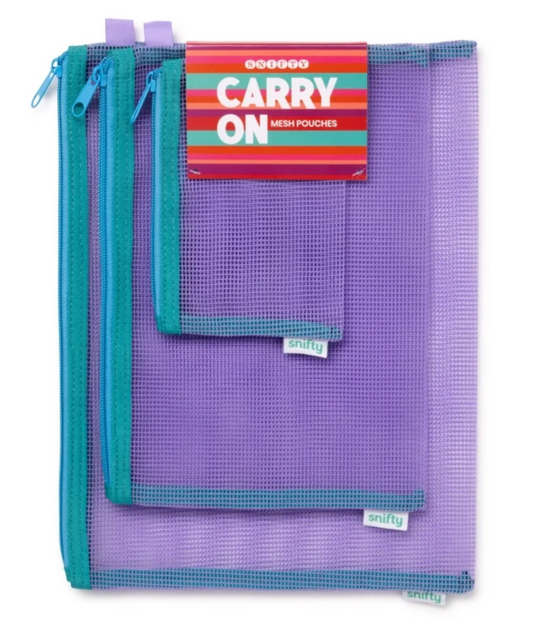 Carry on Pouch Set - Periwinkle