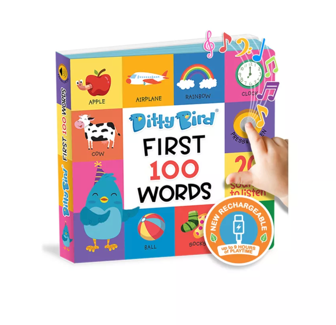 Ditty Bird Sound Book - First 100 Words
