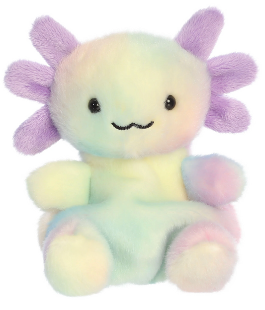 Palm Pal Xochitl Rainbow Axolotl