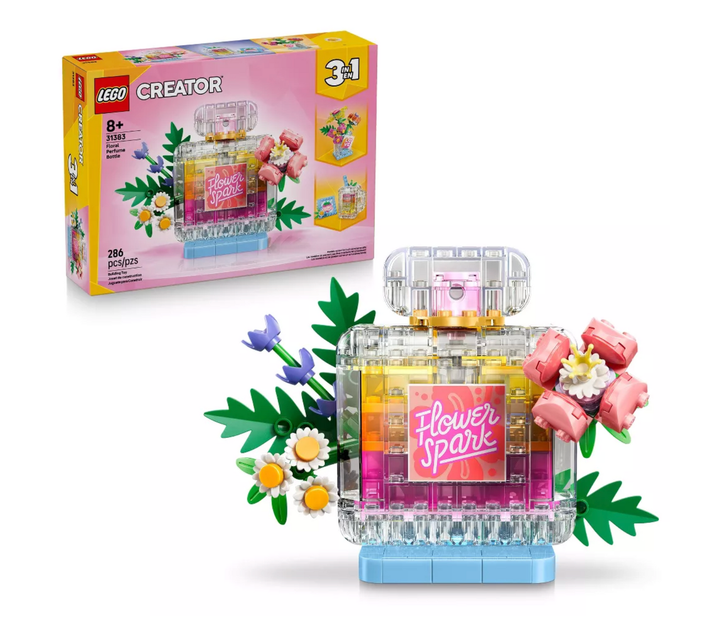 LEGO Floral Decor Perfume Bottle