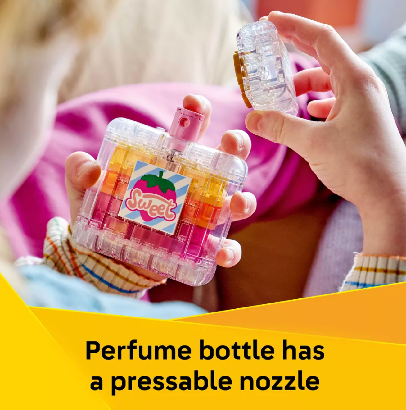 LEGO Floral Decor Perfume Bottle