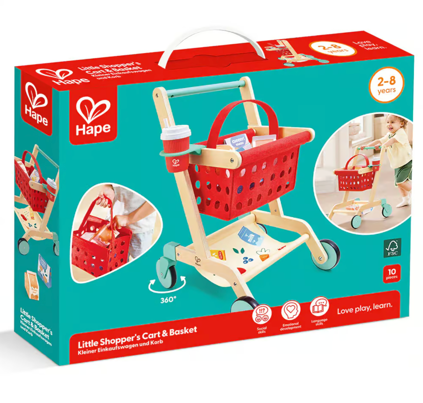 Little Shopper's Cart & Basket