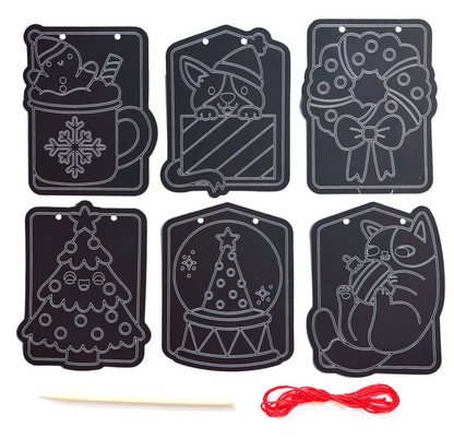 Scratch & Scribble - Festive Friends