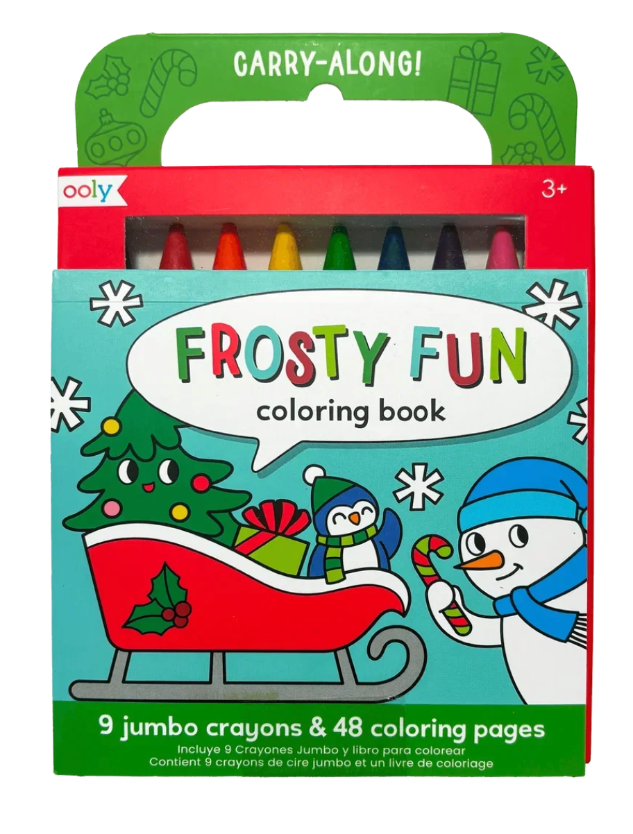 Carry Along Coloring Book Set - Frosty Fun