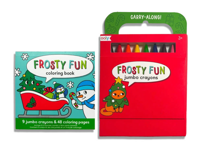 Carry Along Coloring Book Set - Frosty Fun